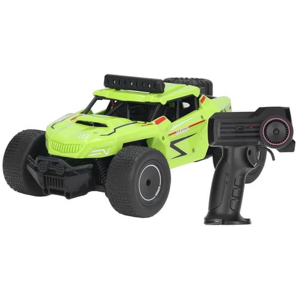 Fjernstyret bil høj hastighed 4-hjulstræk simulationsmodel mini drift off road racing til 6+ år (grøn)