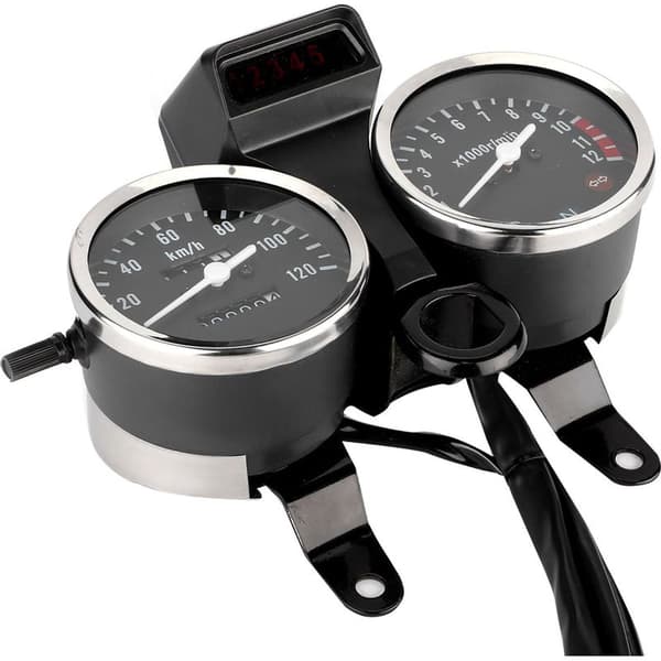 Suzuki GN125 speedometer med kilometerteller og turteller
