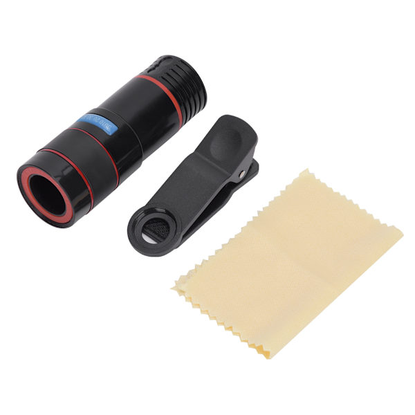 12 gånger zoom högupplöst universal monokulärt mobilteleskop för fotografering på avstånd (12x22) (80x30 mm)