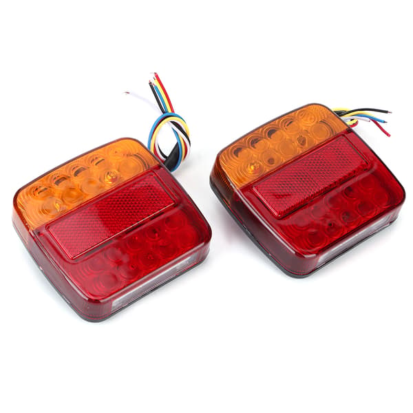 12V 26LED lyslampe høj lysstyrke nem installation universelt tilbehør til trailer