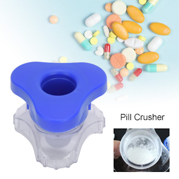 Pillkross ABS Plast Tablettkvarn Hushållsapotek Manuellt slipverktyg