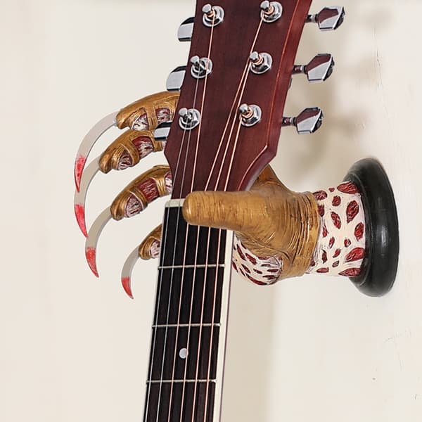 Skräckhandflata Gitarrställ Väggdekoration Gitarr Väggfästen för Instrumenttillbehör