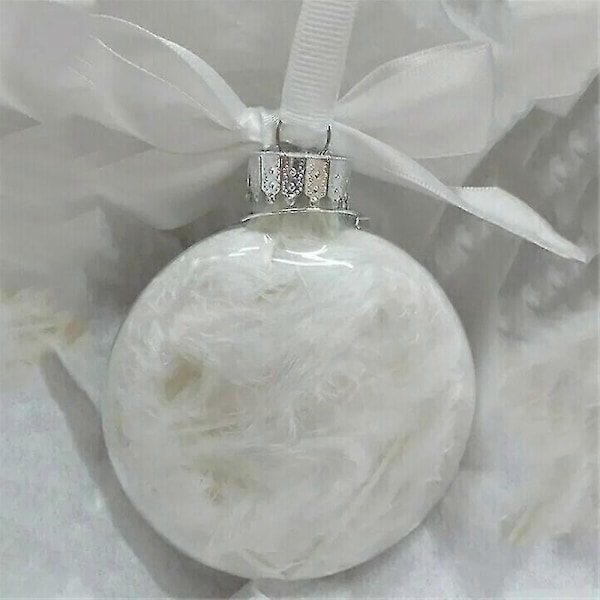 Julgranskulor Fjäderboll Ängel I Himlen Minnesprydnad