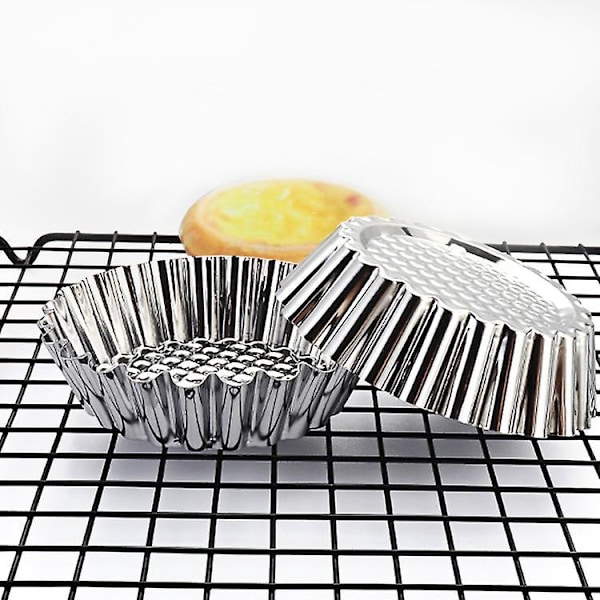 20 pakker med ristede eggterter, cupcakes, støpte blikk muffins