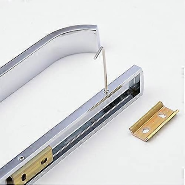 Veggmontert Toalettrullholder i Rustfritt Stål Kromfinish Toalettpapirholder Stativ Dorullholder for Baderom Tissueholder