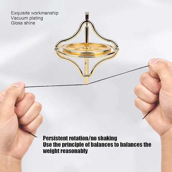 Precisionslegering Anti-Gravity Rotation NCE Leksaksgyro Stresslindring Vetenskap Lärande Leksak för Vuxna Barn