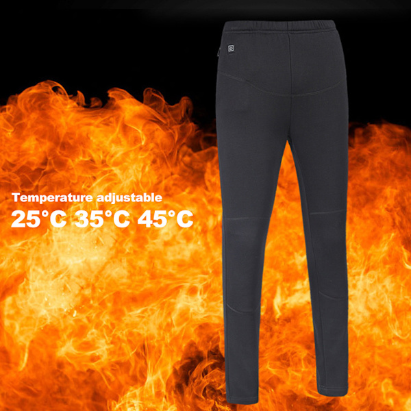 Vinterfeberbyxor Hög midja Leggings Byxor Slim USB Laddning Intelligent Uppvärmning XXL Kvinnor