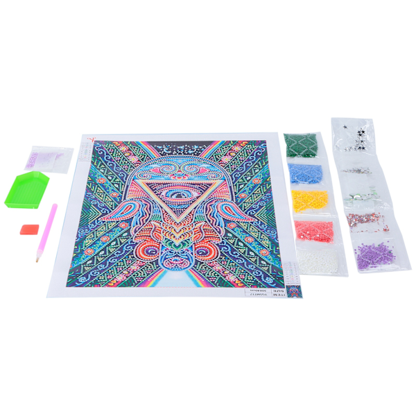 Craft Diamond Painting Luminous Resin 5D Point Drill Cross Stitch DIY Håndlavede Fornødenheder(5D-YGSMT17 )