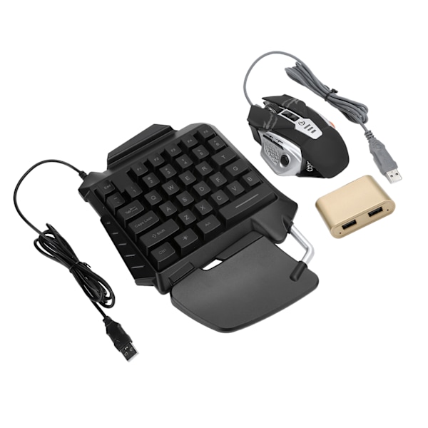 3 stk. perifer utstyrt kablet tastatur mus konverter utstyr USB universal for Android, for IOS