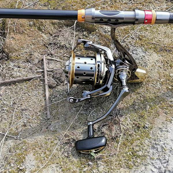 GX Helt Metal Høj Styrke Guide Stang Struktur Anti-Havvand Spinningshjul til Langt Kast (GX8000 )
