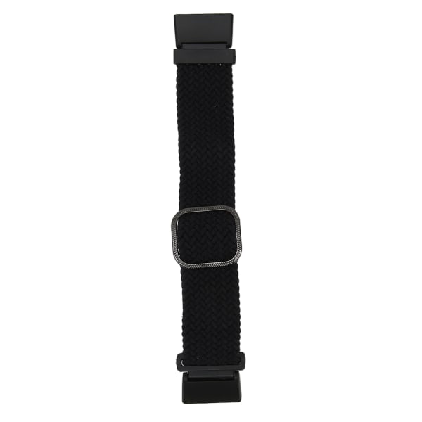 Elastisk urløkkebånd til Redmi Watch 2 Justerbart legeringsstik vævet nylon sportsurbånd sort