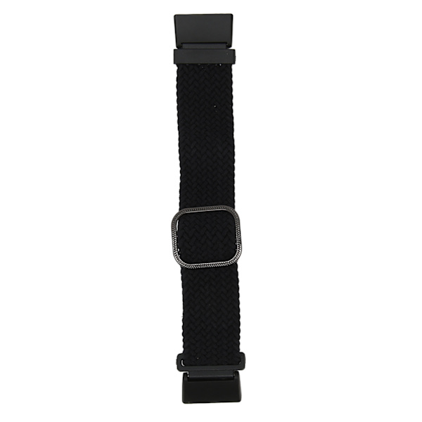 Elastiskt watch för Redmi Watch 2 Justerbar legeringskontakt Vävt watch i nylon Svart