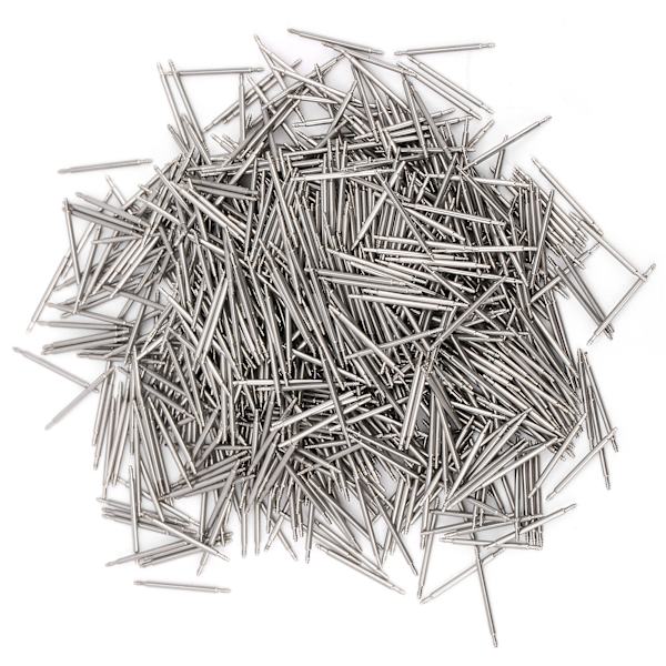 2000 Styck Spring Bar Watch Band Rem Link Pins Rostfritt stål Reparationsverktyg 1,5 Tjock 21mm