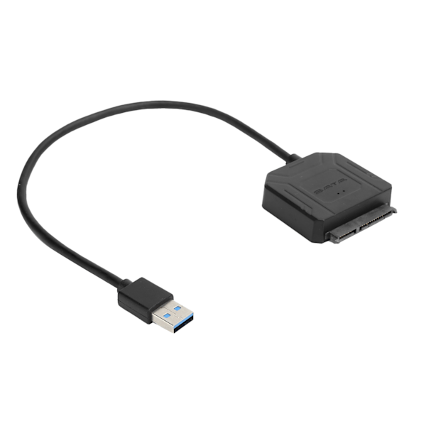 SATA USB 3.0-adapter 2,5 tommer 3,5 tommer SSD HDD harddiskabel bærbar PC-tilbehør 100-240vEU-plugg