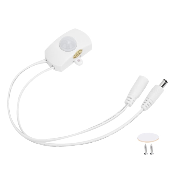 DC6V-24V LED-remsa Infraröd Mänsklig Kropp Detekteringssensor LED Infraröd Kroppssensor Vit