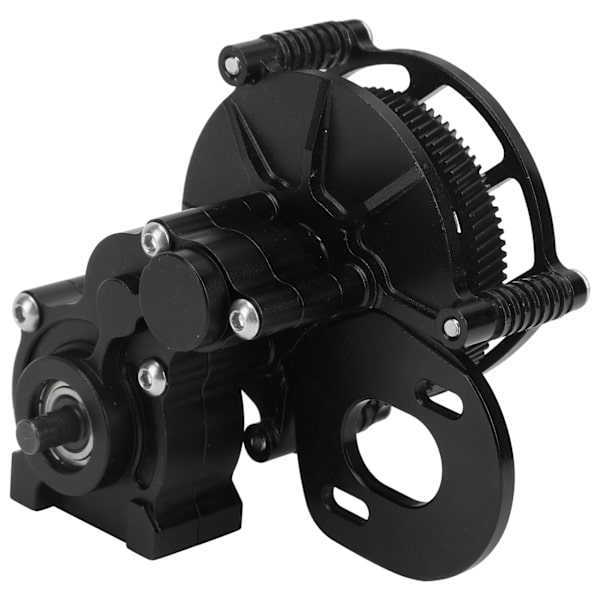 Holdbar sentertransmisjonsgirboks i stålmetall for Axial SCX10 1/10 RC-bil Svart