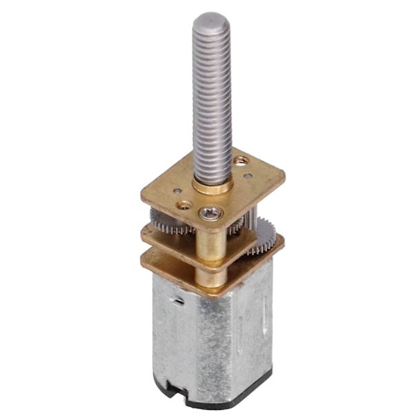 DC6V-vaihdemoottori 90 kierrosta minuutissa, korkea vääntömomentti, M4x20mm kierteinen lähtöakseli, nopeuden alennus roboteille