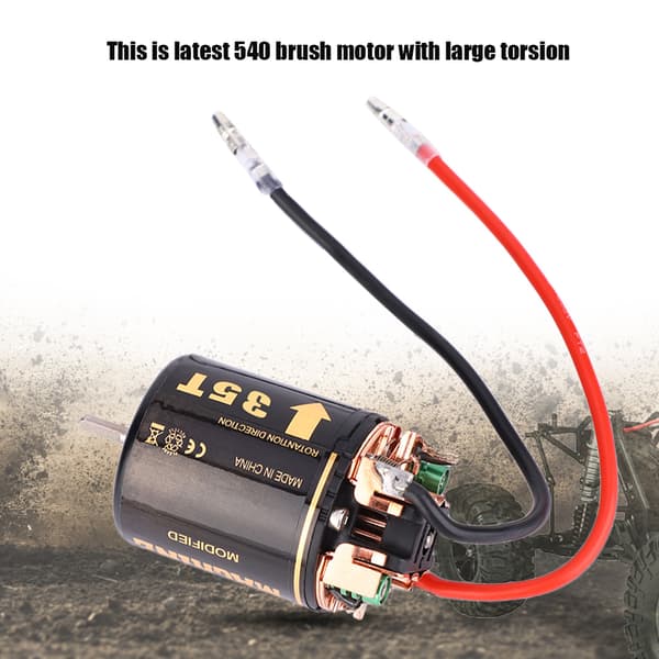 35T Universal RC Modellbil 540 Borstad Motor för Stora Lastbilar/Klätterbilsmodell