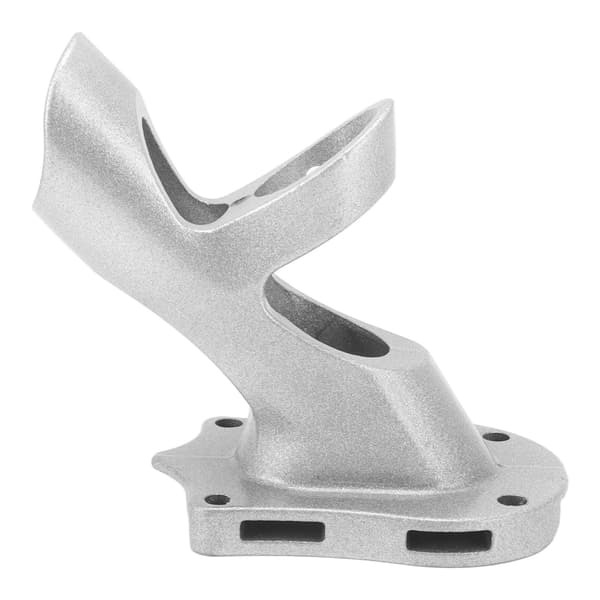 Flaggfäste Justerbart 45 Grader Aluminiumlegering Stark Rostfritt 3 Hål Flaggstångshållare Silver