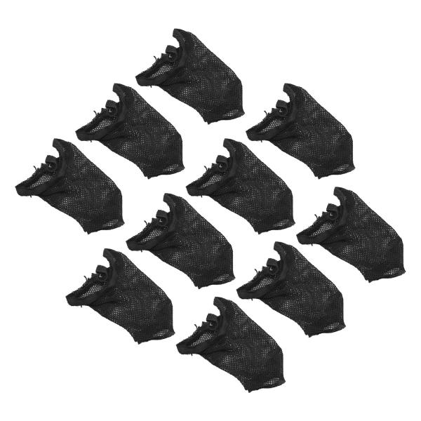 10 stk parykk nettinghette Strekkbar myk pustende nylonkuppel parykkhette for kvinner Cosplay