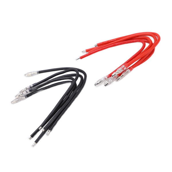 10 st RC-motorkabel, hållbara, mjuka, går inte lätt sönder, pålitliga kulkontakter, förlängningskabel för borstmotor