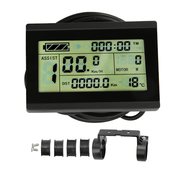 KT LCD3 -näyttö 72V ABS sähköpyörän näyttö SM-liittimellä KT-ohjaimelle