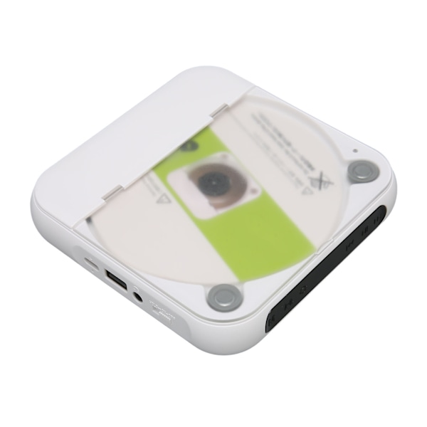 Kannettava Bluetooth-CD-soitin, ladattava LCD-näyttö, tukee USB AUX -CD-musiikkisoitinta kuulokkeilla autoon matkustamiseen