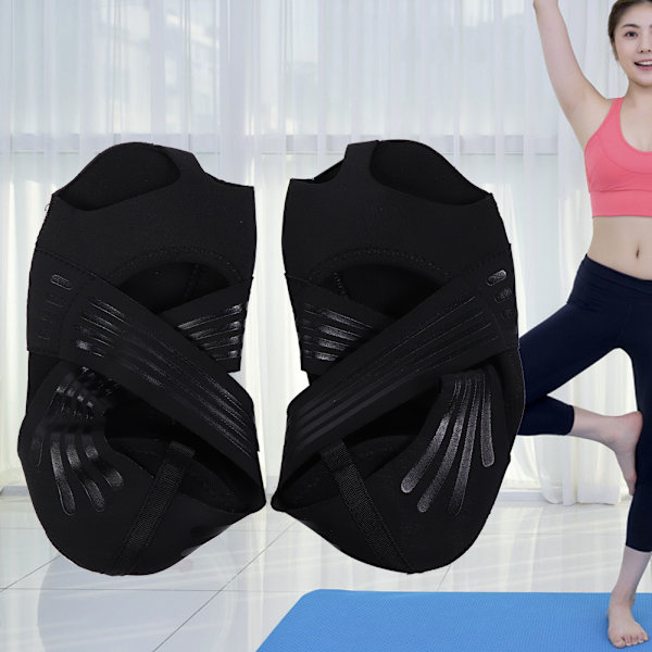 Yogaskor Dam Flickor Mjuk sula Anti-halk Professionell inomhus elastiska yogaskor(37/38)