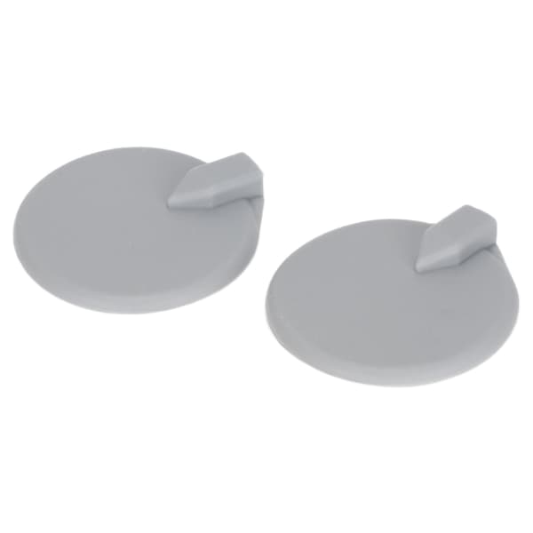 2 stk 65 mm / 2,56 tommer diameter elektrodeputer runde silikonputer for elektrisk TENS slanketerapimaskin
