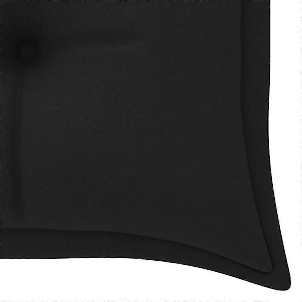Trädgårdsdynka Svart 150x50x7cm Tyg