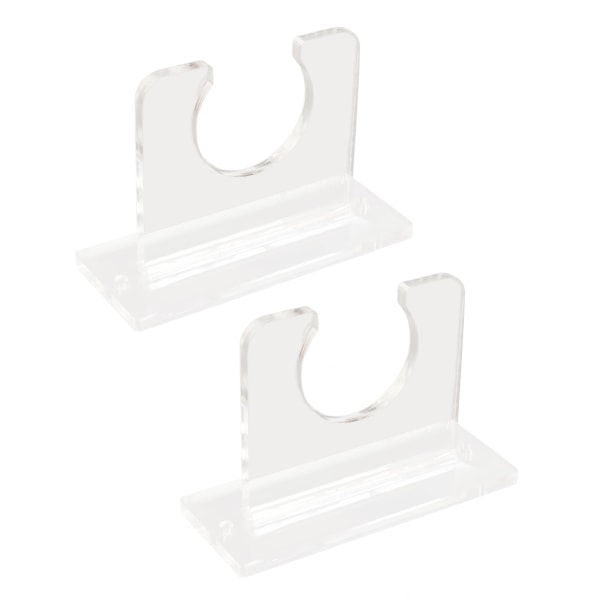 2 stk Baseball Bat Holder for Vertikal Display Robust Akryl Bat Henger Baseball Bat Veggmontert Display Rack