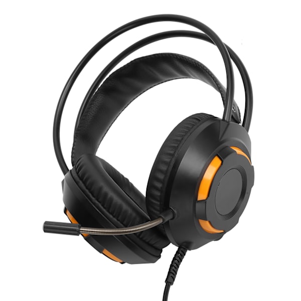 AJAZZ Trådbundet headset över örat brusreducerande spelheadset med 3,5 mm gränssnitt AX120 (svart)