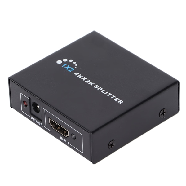 HD Multimedia Interface Splitter 1 in 2 Out HD Multimedia Interface Extender for Monitors LCD TVs Computers 100‑240VUS Plug