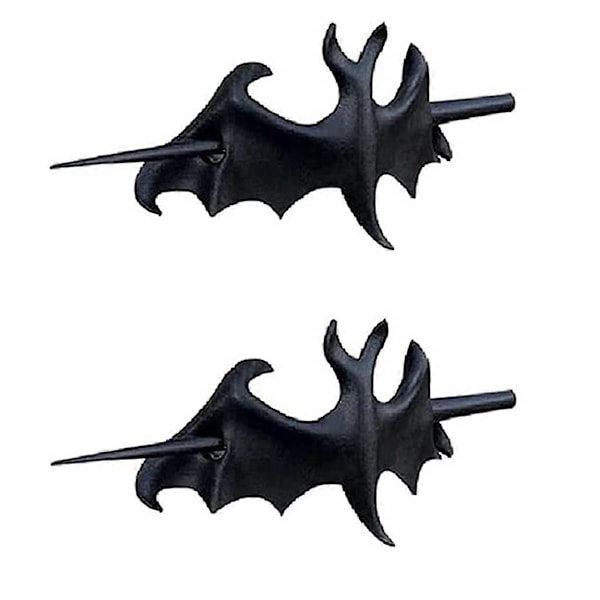 2 ST Hårnål Med Svart Kråka, Halloween Hårnål, För Kvinnor Flickor