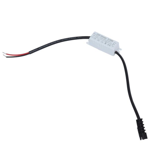 LED-drivrutin 1X5W LED-drivrutin 1200mA Power 85‑265V AC till 2‑4V DC för LED-ljus utomhusljus