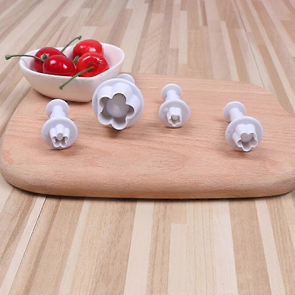 Tryckform, Plast, 4st Vita