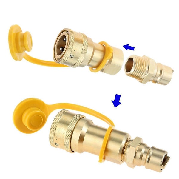 Gas Quick Connect Kit, Afbrydelsesstik med hanindsats