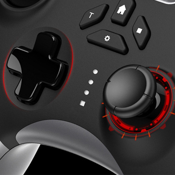 Bluetooth Gamepad Multifunktion Vibrerande Trådlös Spelkontroll för Switch för IOS för Windows för Android Svart