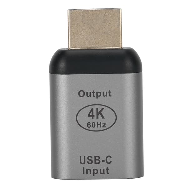 Alumiiniseoksesta valmistettu TypeC naaras-HDMI uros -sovitin Windows Android OS X:lle