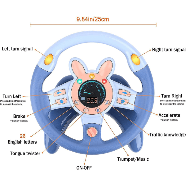 360 astetta kääntyvä ohjauspyörän auton avainpidike