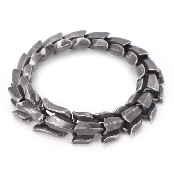 Titanium stål kjede armbånd metall mote Stilig punk armbånd smykker for menn