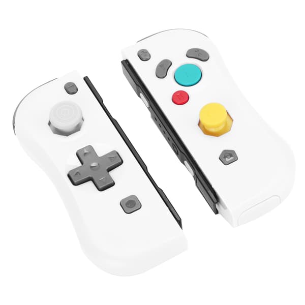 Trådløs Gamepad Venstre Højre Bluetooth Game Grip Håndtag med NFC Awake til NS Switch Hvid