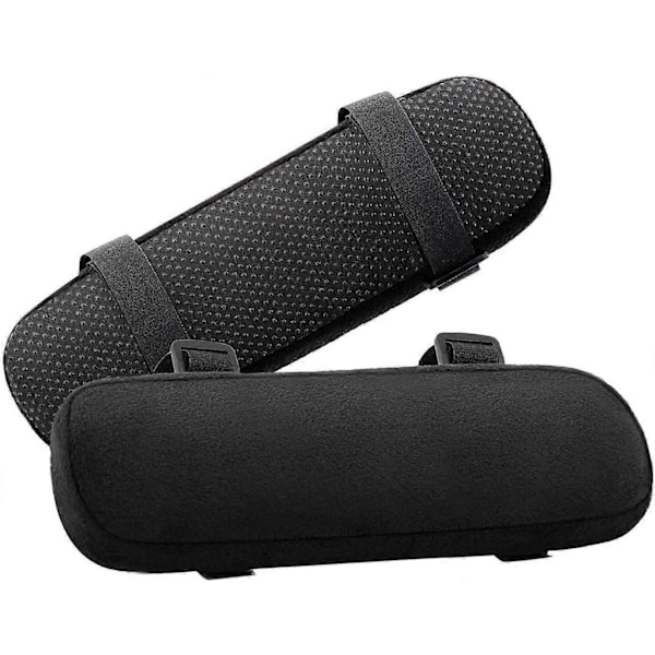 Stol Armstödsdynor 2 st, Memory Foam Spelstolsdyna, Svart