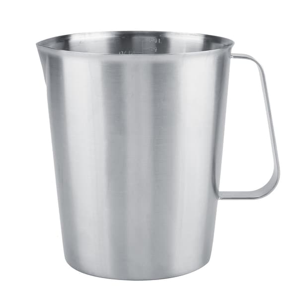 2000 ml stor målekop i rustfrit stål, mælkekande til mælkeskumning til Latte Coffee Art