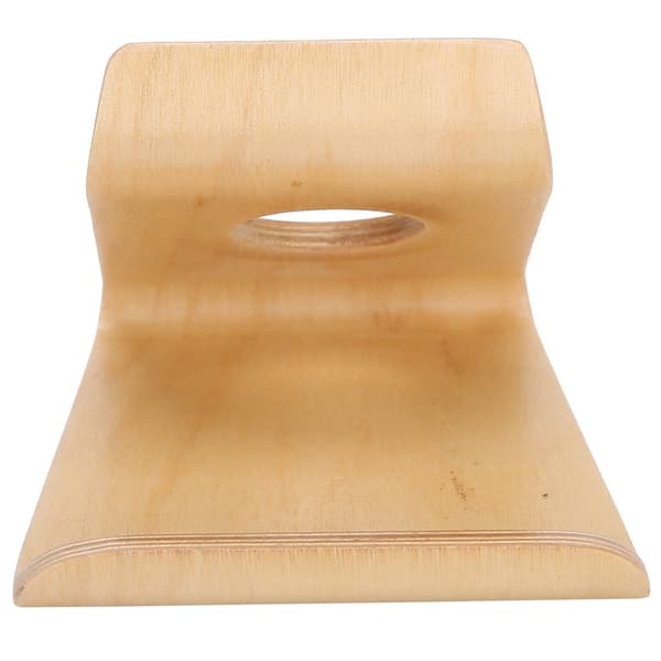 Dobbeltsidet Valnød Desktop Tablet PC Holder Mobiltelefon Stand Beslag Tilbehør (undertone)