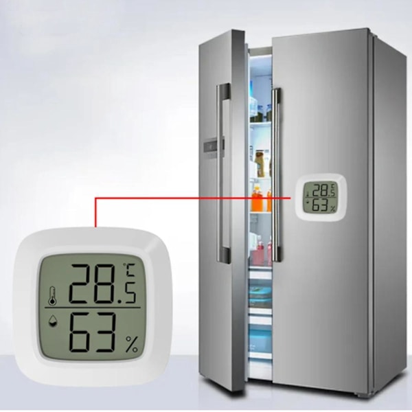 Smart Trådlös Termometer Hygrometer med E-bläckdisplay och App-notiser