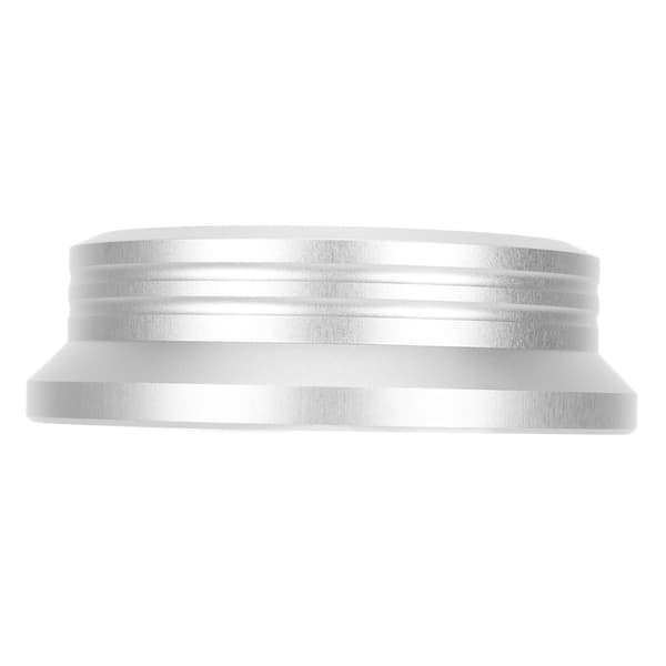 HiFi Disk Stabilisator Aluminiumlegering Universal Platespiller Vektklemme for LP Plate Sølv