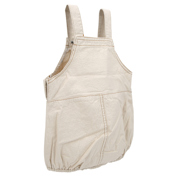 Unisex Spädbarns Romper Bomull Ärmlös En Delad Jumpsuit Kläder för 0-2 År Gammal Baby Aprikos 66cm