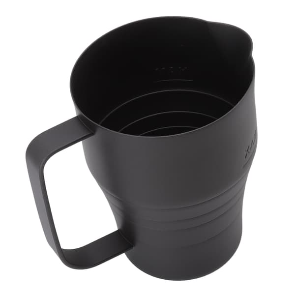 Mælkeskummerkop i rustfrit stål med tilspidset tud, tyk kaffelattekop til hjemmebrug og kaffebar