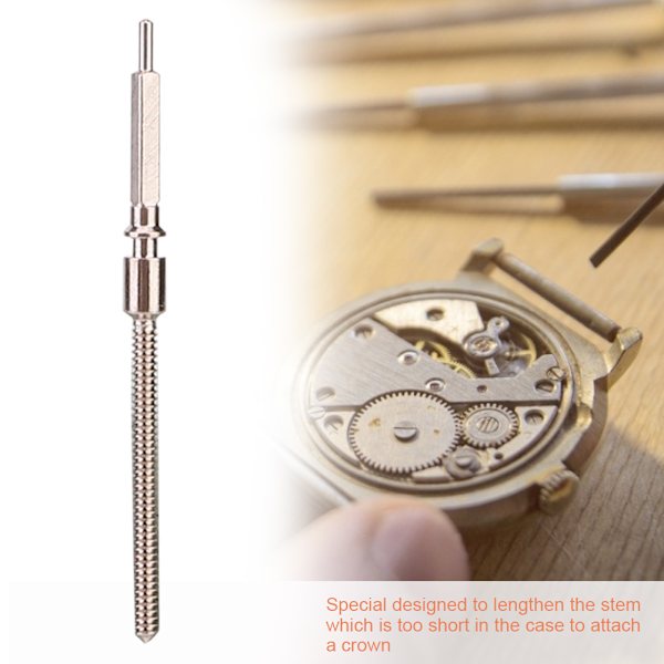 7750 Movement Watch Pole Extension Rod Bar Armbandsur Winding Stem Extender